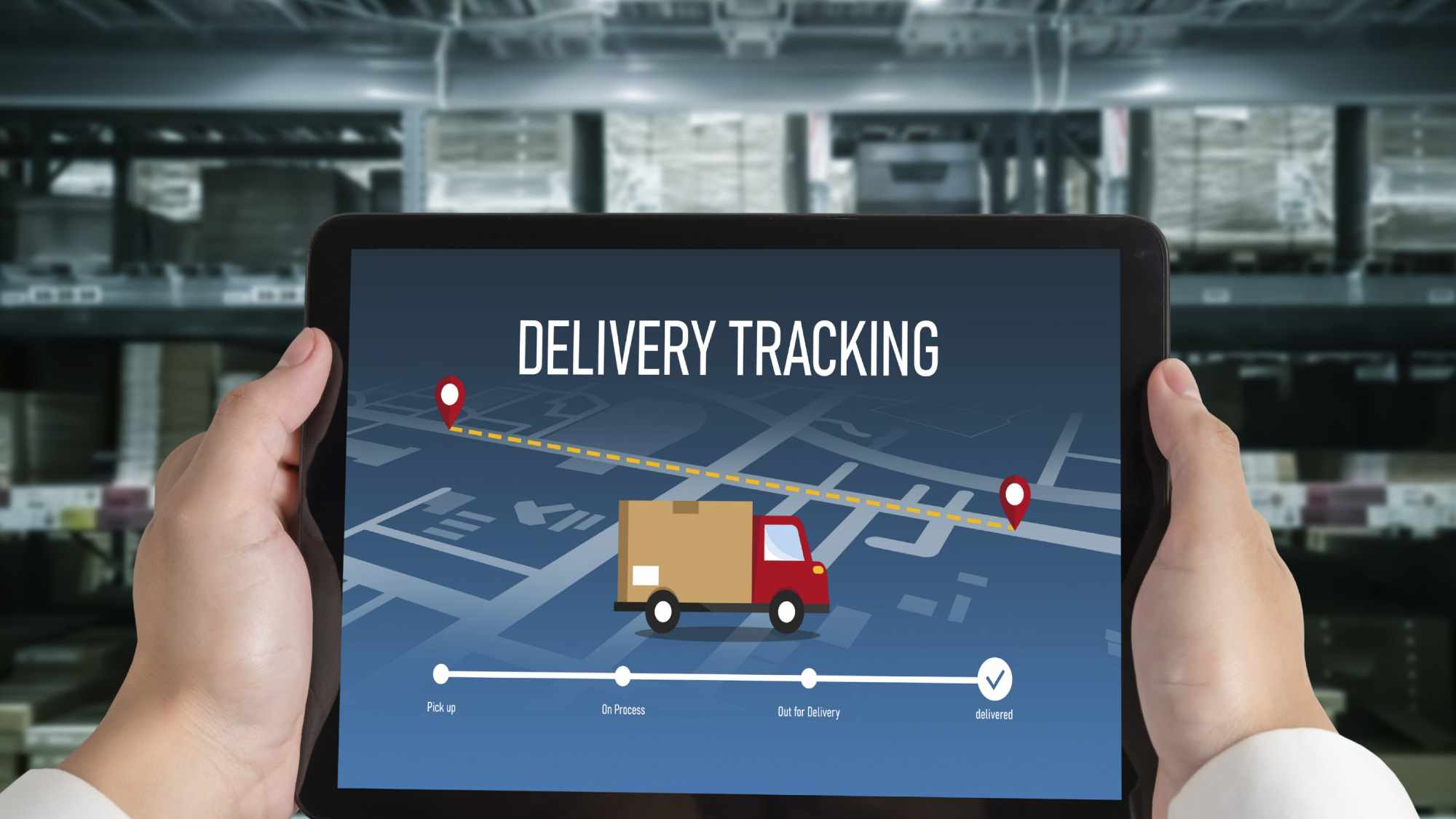 Real time tracking TMS